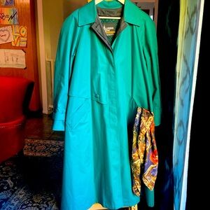 VINTAGE London Fog by Wamsutta Raincoat 14 Petite